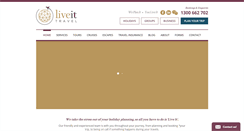 Desktop Screenshot of liveittravel.com.au